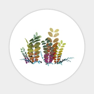 Colorful Flowers Magnet